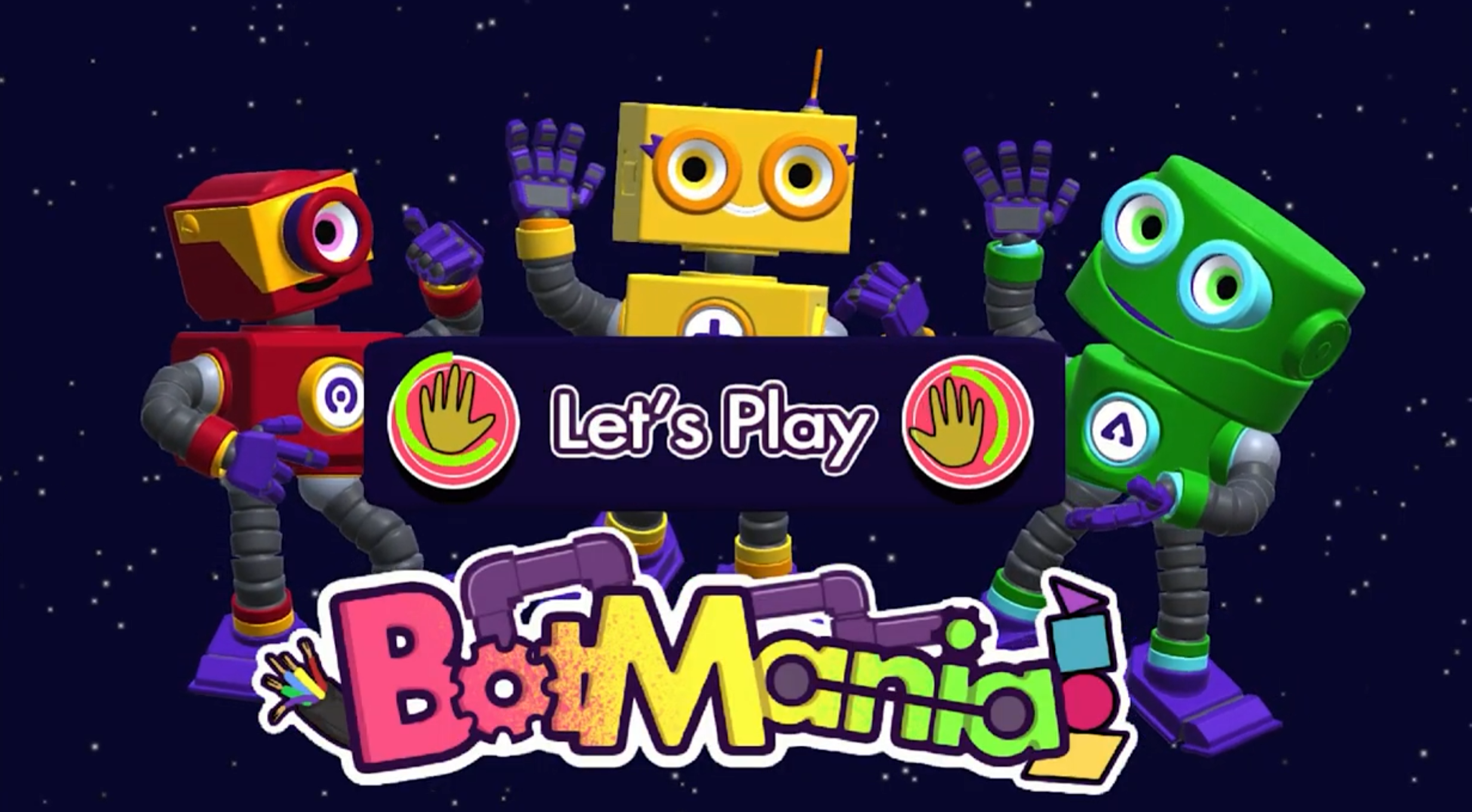 BotMania game start screen