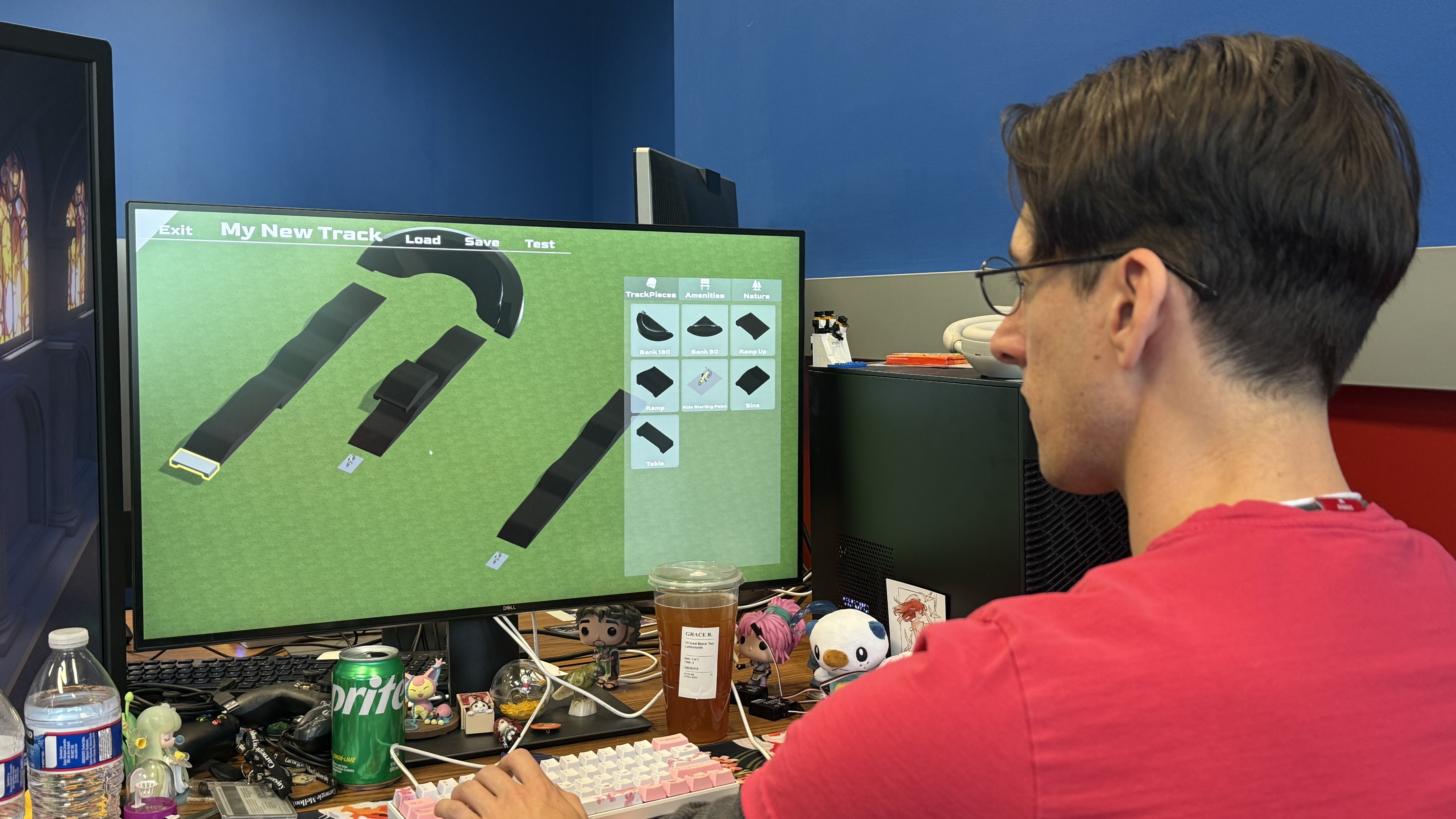Early ByteMX UI playtest on desktop monitor